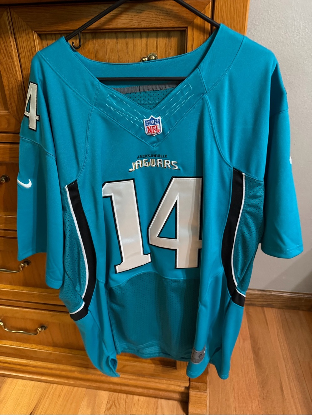 NFL Jacksonville Jaguars Teal #14 Football Jersey